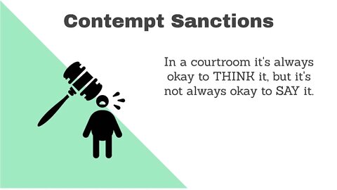 Contempt Sanctions Explained