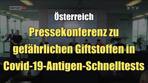 Pressekonferenz zu gefährlichen Giftstoffen in Covid-19-Antigen-Schnelltests (22.09.2022)