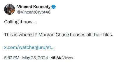⚠️⚠️⚠️ This is where JP Morgan Chase houses all their files.