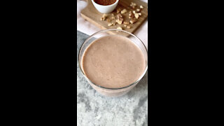 Banana-Cocoa-Walnut Shake | Amazing short cooking video | Recipe and food hacks