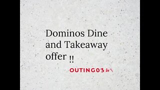 Dominos Dine and Takeaway offer!! #shorts