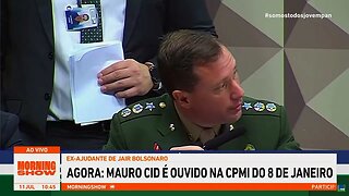 Mauro Cid inicia depoimento na CPMI do 8 de janeiro; assista trecho