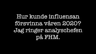 Hur kunde influensan försvinna? Jag ringer Analyschef Lisa Brouwers på FHM