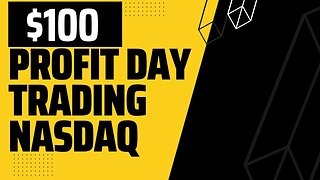 +$100 Profit Live Day Trading Nasdaq Futures