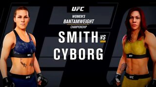 EA Sports UFC 3 Gameplay Cris Cyborg vs Leslie Smith