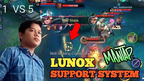 Lagi Solo Rank ? Lunox Support System Combo Tigreal - Mobile Legends