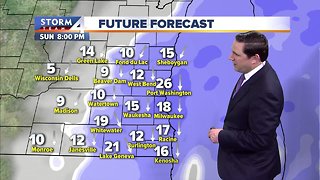 Meteorologist Brandon Arnold's Saturday night Storm Team 4cast