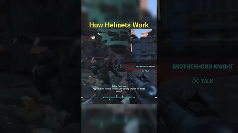 Wear your helmet | Fallout 4