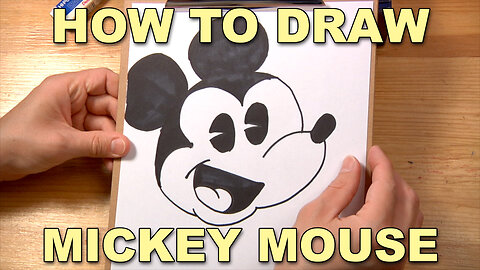 How To Draw MICKEY MOUSE • DrawWithCharles.com