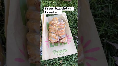 Four FREE birthday treats YOU can get too #birthday #free #shorts
