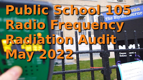 P.S. 105 Radio Frequency Radiation Audit May 2022 EMFCrux 0024