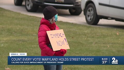Count Every Vote! Maryland holds street protest