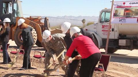 ground breaking ceremony for new food bank in Sahuarita, Ariz.
