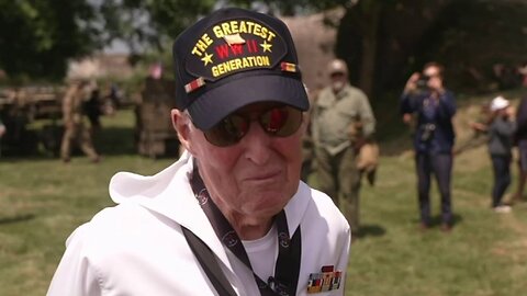 WWII Hero Commemorates D-Day Sharing His Story Fighting In The Battle Of Iwo Jima