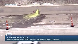 Virtual townhall to update residents on I-696 green ooze cleaning efforts