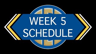 SEC Football Schedule (Week 5)