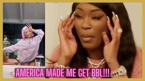 Black Female UK RAPPER Say's " I Felt INSECURE So I Got a BBL" | Modern Women Tik Tok Reaction