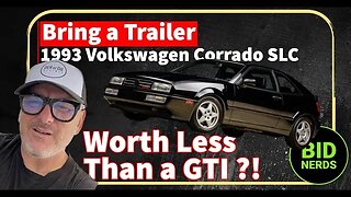 Would You Pay More for a MKII GTI than this 1993 Volkswagen Corrado SLC on Bring a Trailer?
