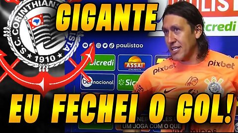 GIGANTE! CÁSSIO ELEITO o CRAQUE JOGO FALA SOBRE A PARTIDA DO CORINTHIANS E PROJETA MELHORAS!