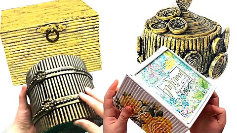 DIY recycled newspaper box | 4 casket ideas