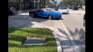 Bugatti not giving the right of the way #video