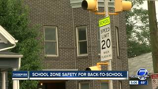 Denver Police reminds drivers of school zone safety during back-to-school week