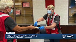 Local Red Cross volunteers help those impacted by Hurricane Laura