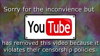 YouTube's Censored Video Violation Placeholder