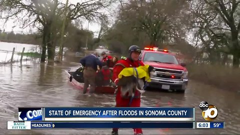 Floods waters in Sonoma County turn deadly