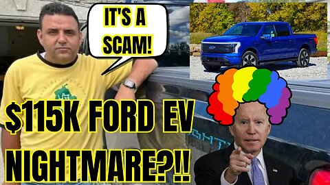 Man ABANDONS $115,000 Ford EV Truck after NIGHTMARE EXPERIENCE! Calls Electric Vehicles a SCAM!