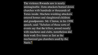 TOP 10 REASONS TO OWN GUNS (#1a)RWANDA GENOCIDE