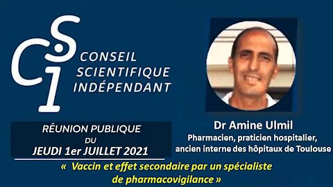 CSI N° 12 - Amine Ulmil: Vaccin et effet secondaire par un spécialiste de pharmacovigilance