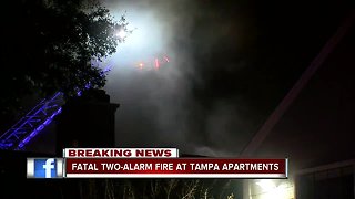 Fatal fire at Tampa apartment complex