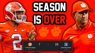 CLEMSON Just THREW AWAY Their SEASON...