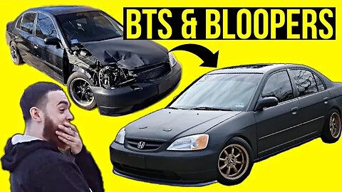 Transforming Subscribers Wrecked Car - BTS & Bloopers