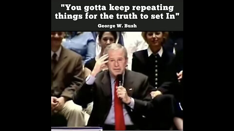 LISTEN CLOSELY To George W. Bush... These Elites Are Professional Liars To Deceive The Masses
