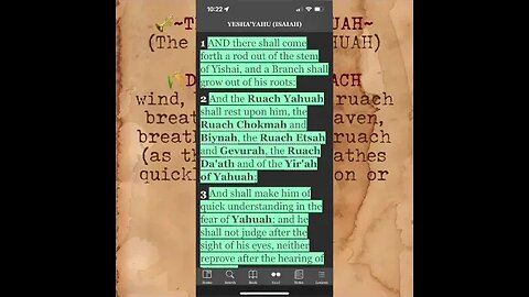 WUPY-THE RUACH HaKODESH RESTING UPON YAHUSHA...