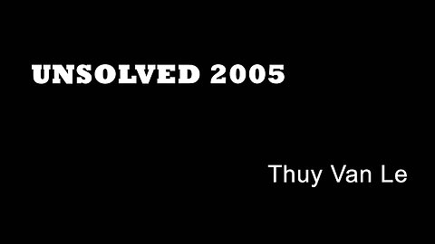 Unsolved 2005 - Thuy Van Le - Spanish Wines Murder - Old Trafford - True Crime Films - Manchester