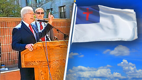 Christian Flag Raising Ceremony - Celebrating Victory in 9-0 Supreme Court Religious Freedom Case!