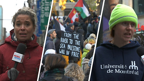 Montrealers share their thoughts on the anti-Israel protest