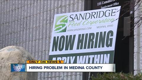Medina County businesses struggling to find workers despite thousands of open positions