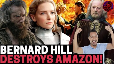 Rings Of Power Gets ROASTED By A REAL LORD OF THE RINGS ACTOR! Bernard Hill SLAMS MONEY GRAB Project