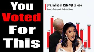 Cardi B gets ROASTED for Complaining about Inflation! | She Voted for THIS!