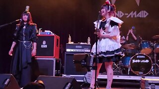 Band Maid in Houston Chatting Miku Magic time, Houston 2022