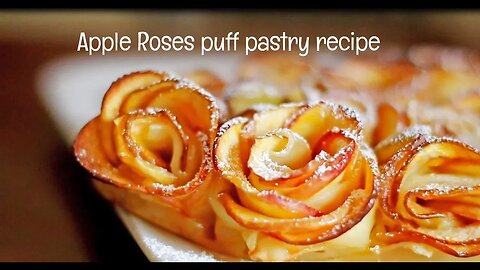 Apple Rose Puff Pastry Recipe - International Cuisines