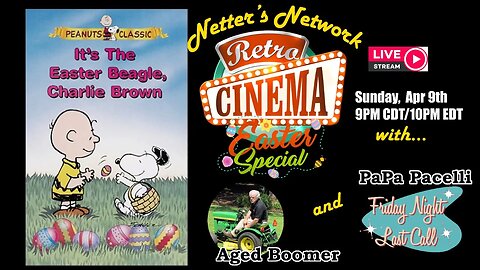 Netter's Network Retro Cinema Presents: It's the Easter Beagle Charlie Brown