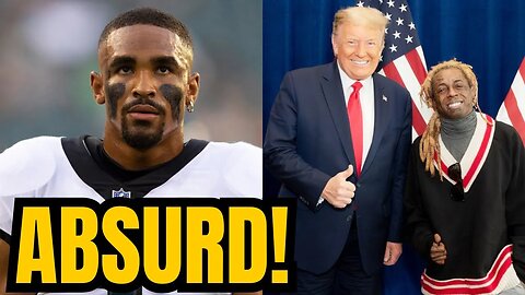 Eagles QB Jalen Hurts DROPPED Lil Wayne's Sports Agency Over DONALD TRUMP Friendship?!