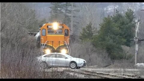 Whoa That Was Close!! People Must Have A Death Wish With Trains? #Trains #4k | Jason Asselin