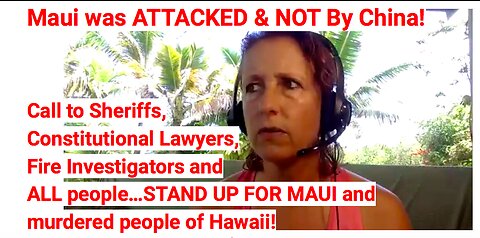 Stand Up For Murdered Maui Fire Victims!