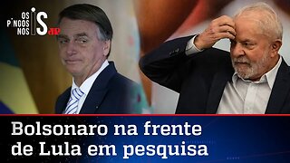 Pesquisas eleitorais colocam Bolsonaro à frente de Lula, mas não o Datafolha